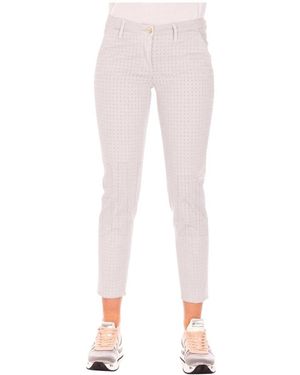 Shaft Cropped Trousers - Rose