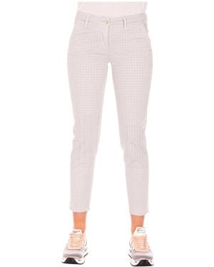 Shaft Broeken ,Grijs ,Pantalone Chinos Star - Roze