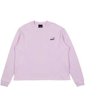 BOILER ROOM Waffle Longsleeve - Lila