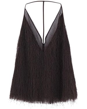 Alysi Sleeveless Tops - Black
