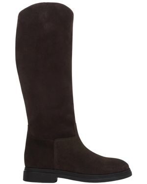 ESTRO Schoenen ,Bruin ,Hoge Warme Laarzen - Zwart