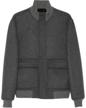 Brunello Cucinelli Bomber Jackets - Grey