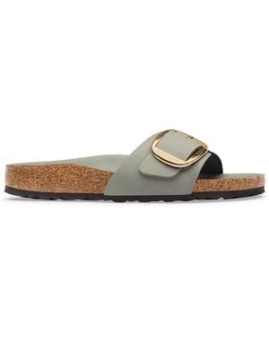 Birkenstock Madrid Big Buckle Narrow Fit - Groen