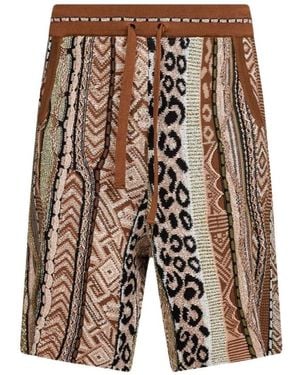 Laneus Casual Shorts - Brown
