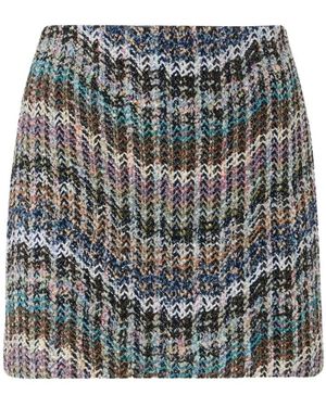 Missoni Lamé Minirok Met Pailletten - Grijs