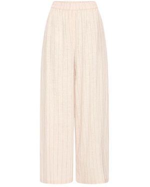 Ichi Wide Trousers - Neutro
