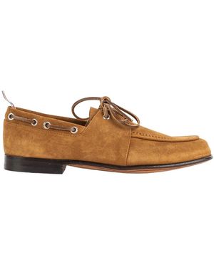 Thom Browne Boat Shoes - Brown