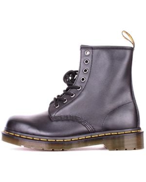 Dr. Martens Botas de cuero negras - Morado