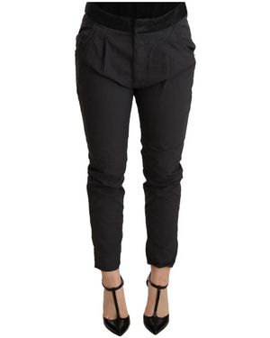 CYCLE Slim-Fit Trousers - Black
