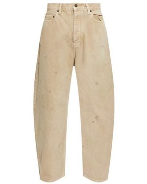 Balenciaga Jeans ,Katoen Relaxed Curved Jean - Naturel