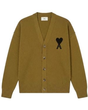 Ami Paris Cardigan - Groen