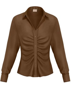 Marella Calesse Shirt - Bruin