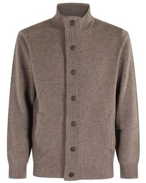 Barbour Truien & Vesten ,Bruin ,Wol Cardigan Fullzip Lana