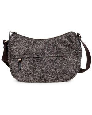 Borbonese Tassen ,Veelkleurig ,Shoulder Bags - Grijs