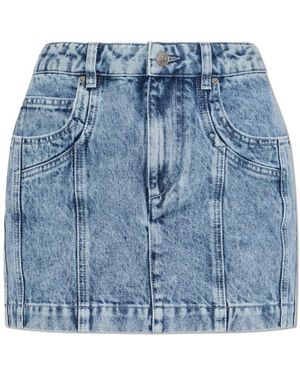 Isabel Marant 'Juana' Denim Skirt - Blue