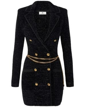 Elisabetta Franchi Short Dresses - Negro