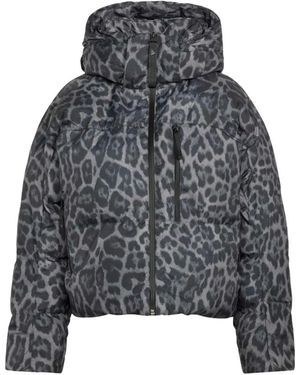 adidas Fitness ,Grijs ,Polyester Korte Puf Jas