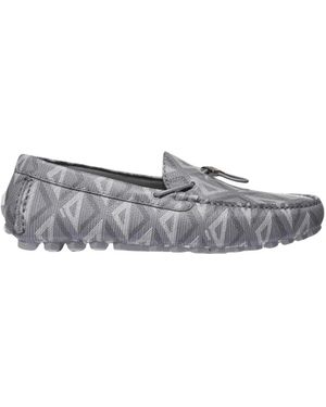 Dior Scarpe mocassino in pelle grigia - Grigio