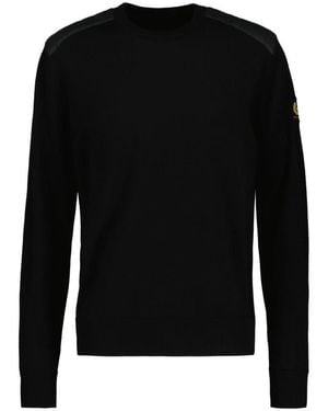 Belstaff Kerrigan Rundhals-Pullover - Schwarz