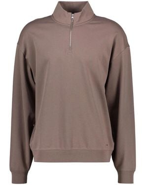 HUGO Hoodies & Sweatvesten ,Bruin ,Katoen Dalizip Sweatshirt