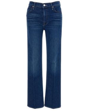 Mother Wide Jeans - Bleu