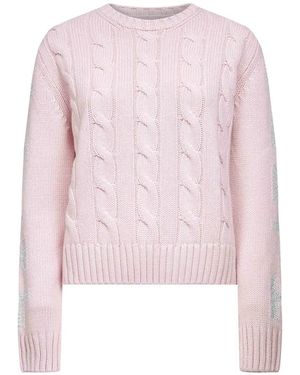 MC2 Saint Barth Round-Neck Knitwear - Pink