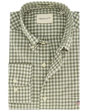 GANT Casual Groen Overhemd
