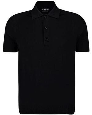 Tom Ford Polo Shirts - Black