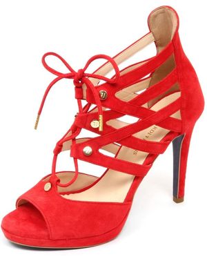 Trussardi High Heel Sandals - Red