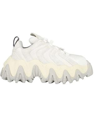 Eytys Leder-Sneaker Mit Quadratischer Zehenkappe - Weiß
