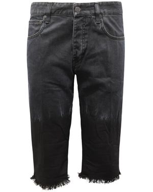 Raf Simons Bermuda Denim Shorts - Grau