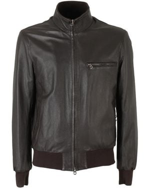 Stewart Leather Jackets - Black