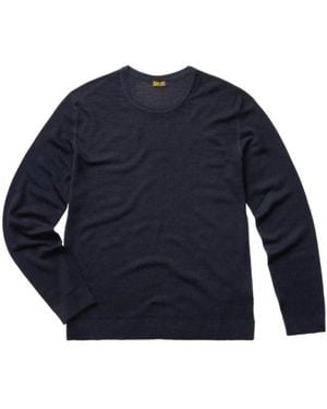 Blauer Round-Neck Knitwear - Azul