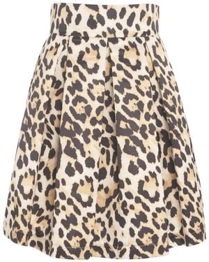 5 PROGRESS 15007 Mini Faltenrock - Natur