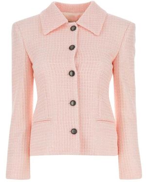 Alessandra Rich Tweed Jackets - Pink