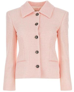 Alessandra Rich Tweed Jackets - Rose