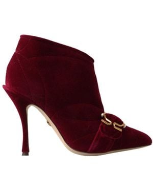 Dolce & Gabbana Heeled Boots - Red