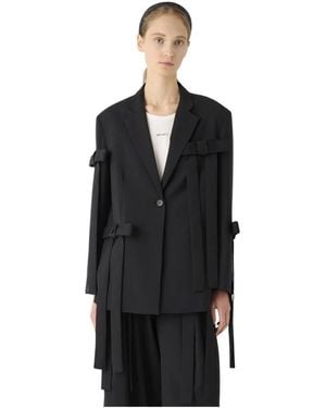MEIMEIJ Faltenjacke - Schwarz