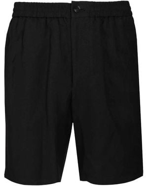 Ami Paris Shorts Mit Elastischem Bund - Schwarz