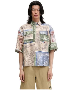 Rhude Bandana Boxy Werkshirt - Grijs
