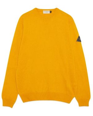 Roy Rogers Round-Neck Knitwear - Yellow