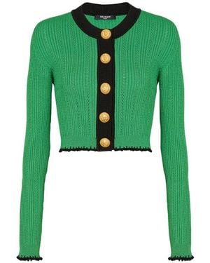 Balmain Cardigans - Vert