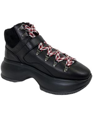Hogan Lace-Up Boots - Negro