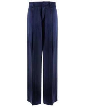 Alberta Ferretti Wide Trousers - Blue