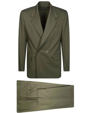 MARSĒM Kostuums ,Groen ,Abito Dp 2 Bottoni Pantalone Slim Fit