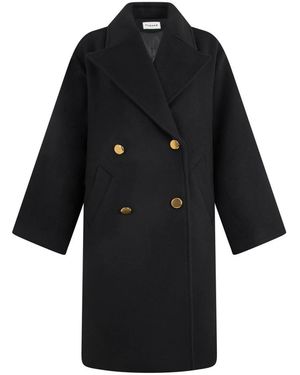 P.A.R.O.S.H. Double-Breasted Coats - Negro