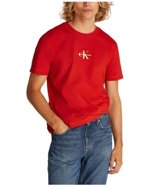 Calvin Klein T-Shirts - Rosso
