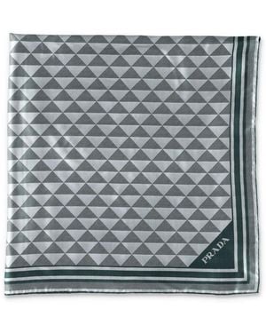 Prada Winter Scarves - Grey