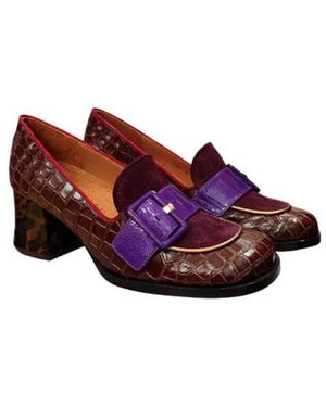 Chie Mihara Geprägte Leder High Heel Pumps - Rot