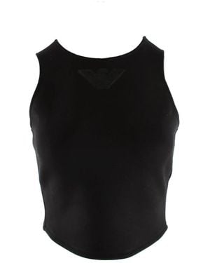 Armani Sleeveless Tops - Black